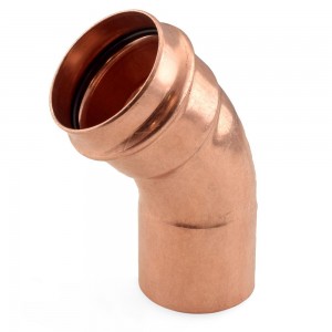 Copper Press 45° Street Elbows