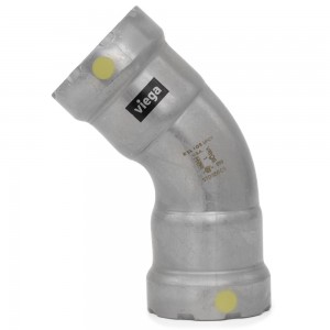 Viega MegaPressG 45° Elbows (Press x Press)
