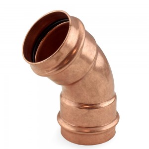 Copper Press 45° Elbows