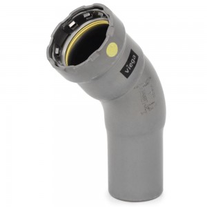 Viega MegaPressG 45° Street Elbows (Press x Ftg)